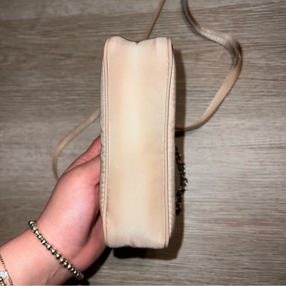 Prada Beige Tan Re-edition 2005 Nylon Mini Bag with Crossbody - Picture 5 of 9